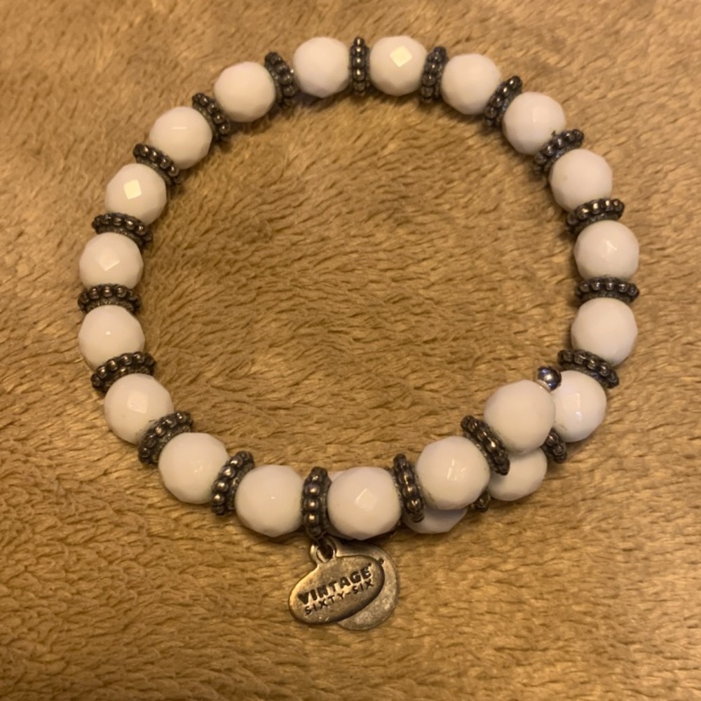 Alex and Ani White Cloud Spirit Wrap Bracelet